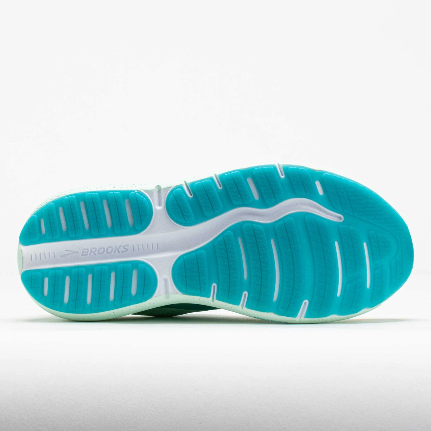 Brooks Ghost Max 2 Men's Honey Dew/Blue/White 4 Brooks Ghost Max 2 Men's Honey Dew/Blue/White - Image 4