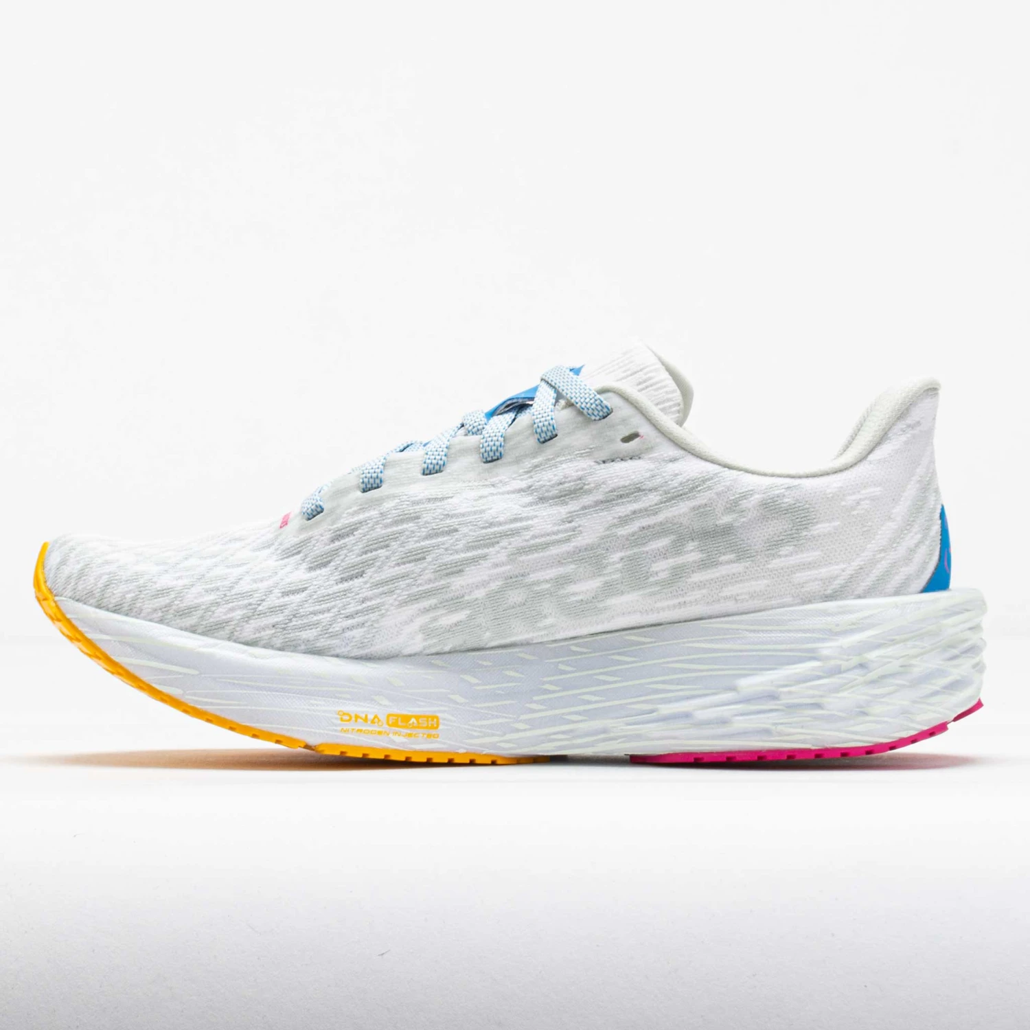 Brooks Launch 11 Men's White/Murmur/Blithe 2 Brooks Launch 11 Men's White/Murmur/Blithe - Image 2