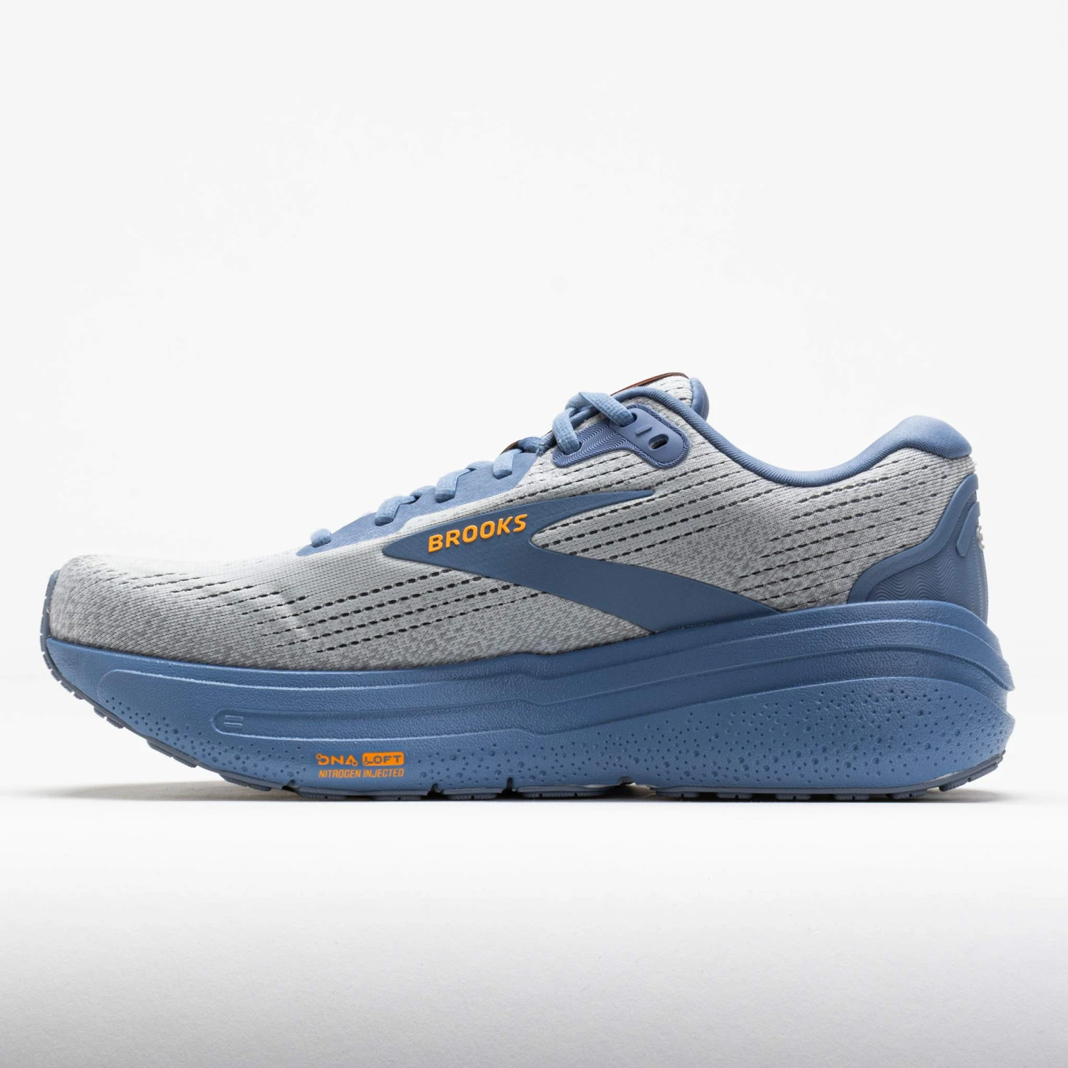 Brooks Ghost Max 2 Men's Oyster Mushroom/Blue/Orange 2 Brooks Ghost Max 2 Men's Oyster Mushroom/Blue/Orange - Image 2