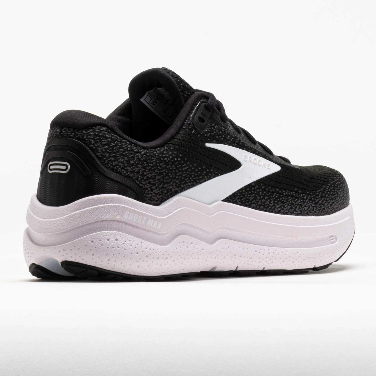 Brooks Ghost Max 2 Women's Black/White/Orchid Ice 6 Brooks Ghost Max 2 Women's Black/White/Orchid Ice - Image 6