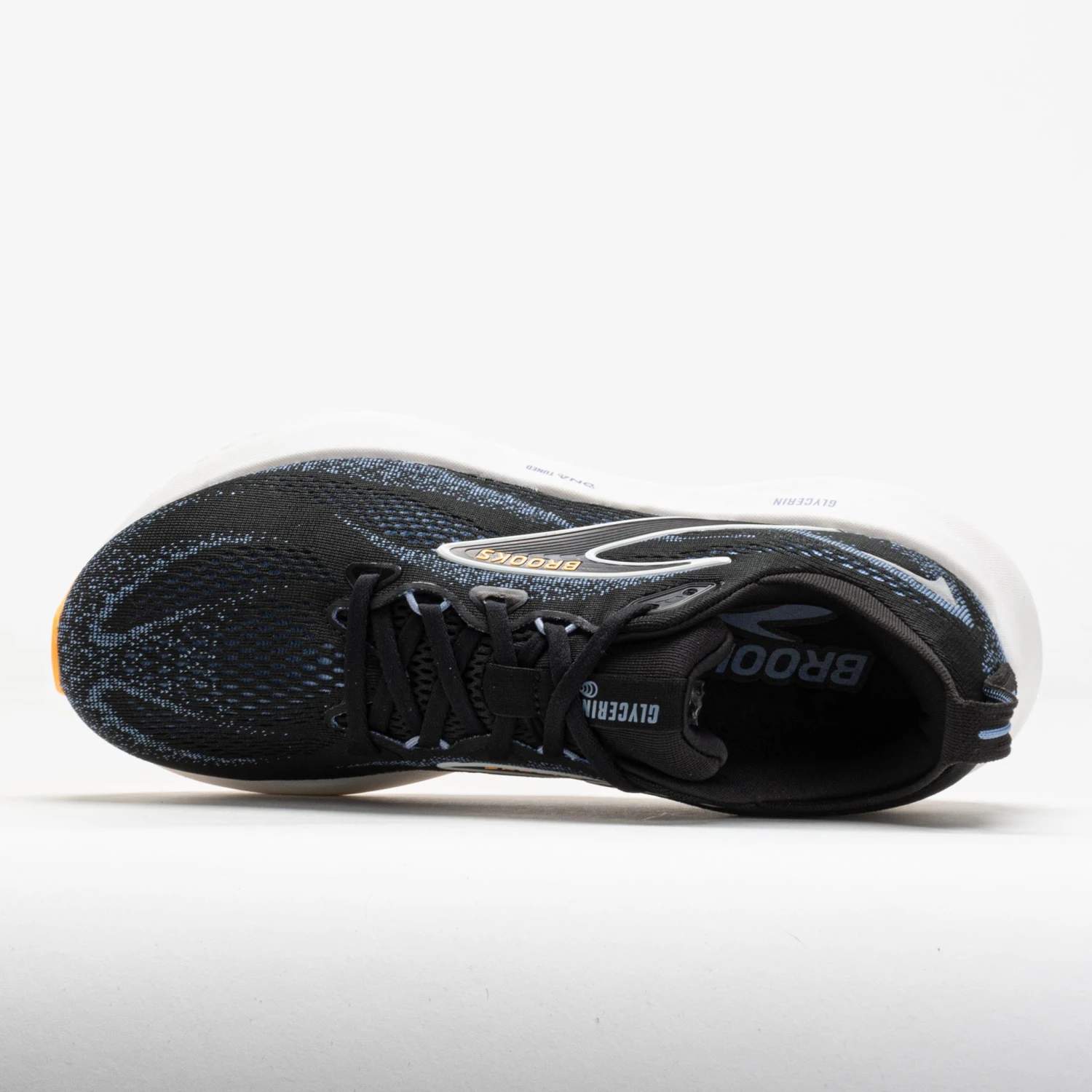 Brooks Glycerin 22 Men's Black/Country Blue/Orange Pop 3 Brooks Glycerin 22 Men's Black/Country Blue/Orange Pop - Image 3