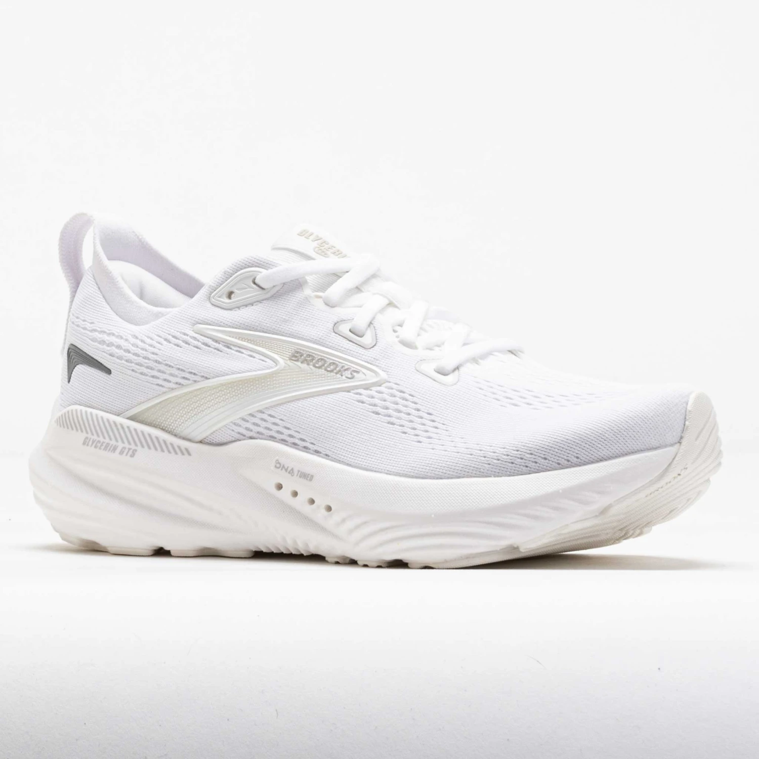 Brooks Glycerin GTS 22 Women's White/White/Grey 5 Brooks Glycerin GTS 22 Women's White/White/Grey - Image 5