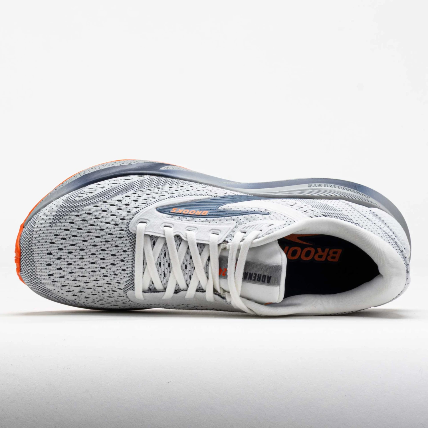 Brooks Adrenaline GTS 24 Men's White/Peacoat/Alloy 3 Brooks Adrenaline GTS 24 Men's White/Peacoat/Alloy - Image 3