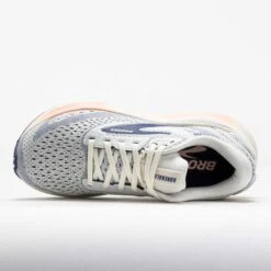 Brooks Adrenaline GTS 24 Women's Grey/Blue Ribbon/Peach -BROOKS Store 042494 2