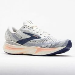 Brooks Adrenaline GTS 24 Women's Grey/Blue Ribbon/Peach -BROOKS Store 042494 5