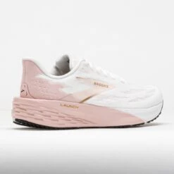Brooks Launch 11 Women's White/Gold/Pink -BROOKS Store 042499 6