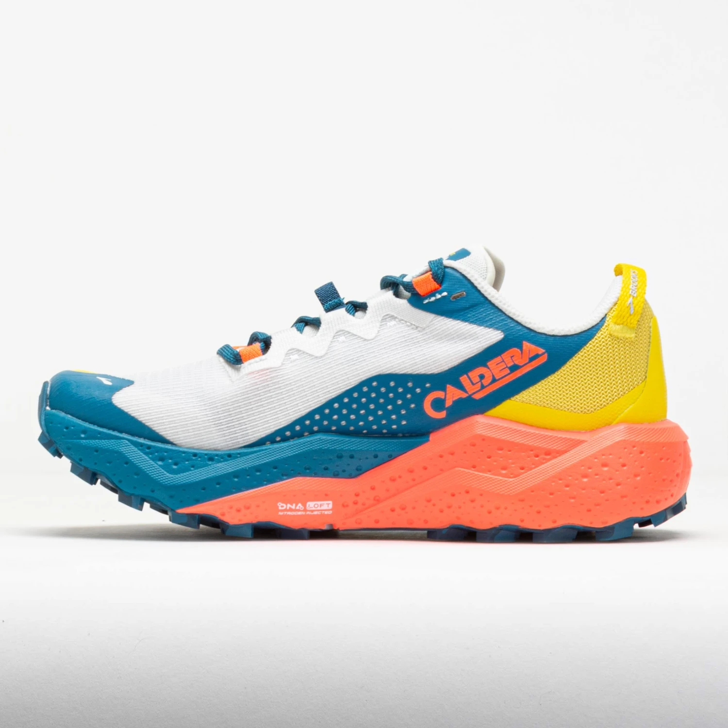 Brooks Caldera 8 Women's Bit Of Blue/Quince/Flame 2 Brooks Caldera 8 Women's Bit Of Blue/Quince/Flame - Image 2