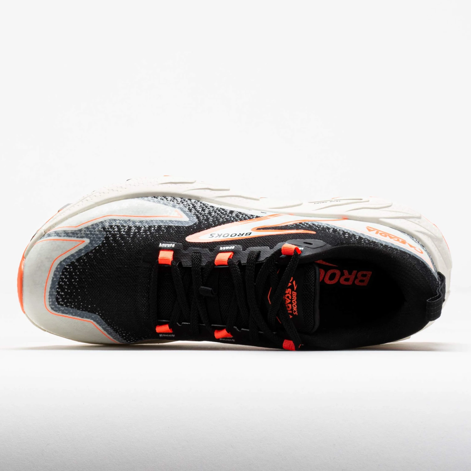 Brooks Cascadia 18 Women's Black/Blue Wash/Flame 3 Brooks Cascadia 18 Women's Black/Blue Wash/Flame - Image 3