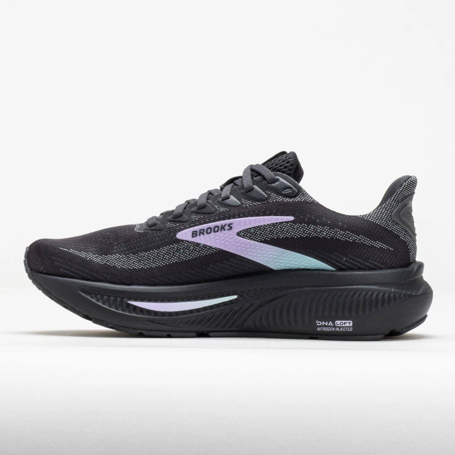 Brooks Ghost 17 Women's Grey/Clearwater/Purple 2 Brooks Ghost 17 Women's Grey/Clearwater/Purple - Image 2