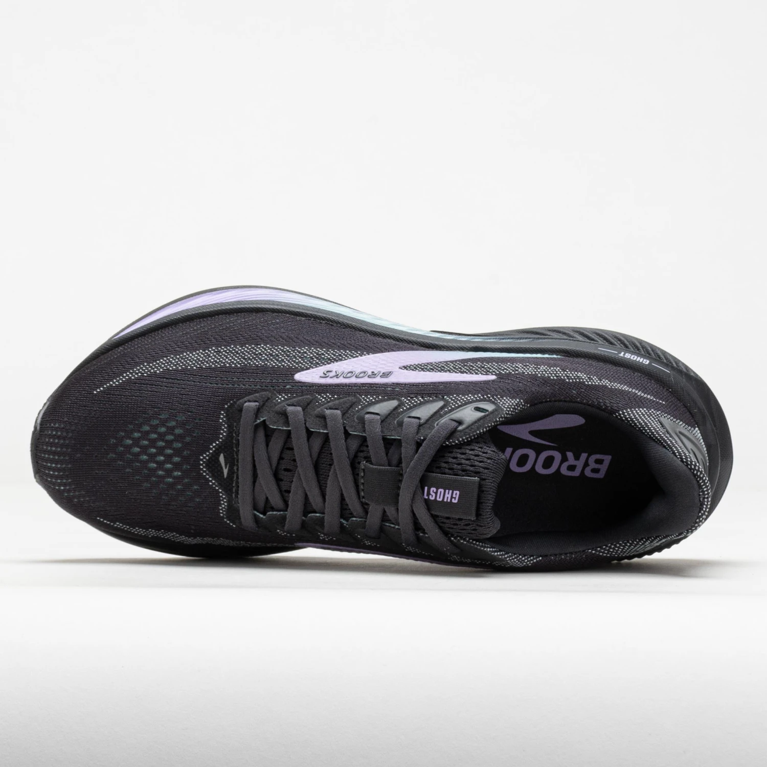 Brooks Ghost 17 Women's Grey/Clearwater/Purple 3 Brooks Ghost 17 Women's Grey/Clearwater/Purple - Image 3