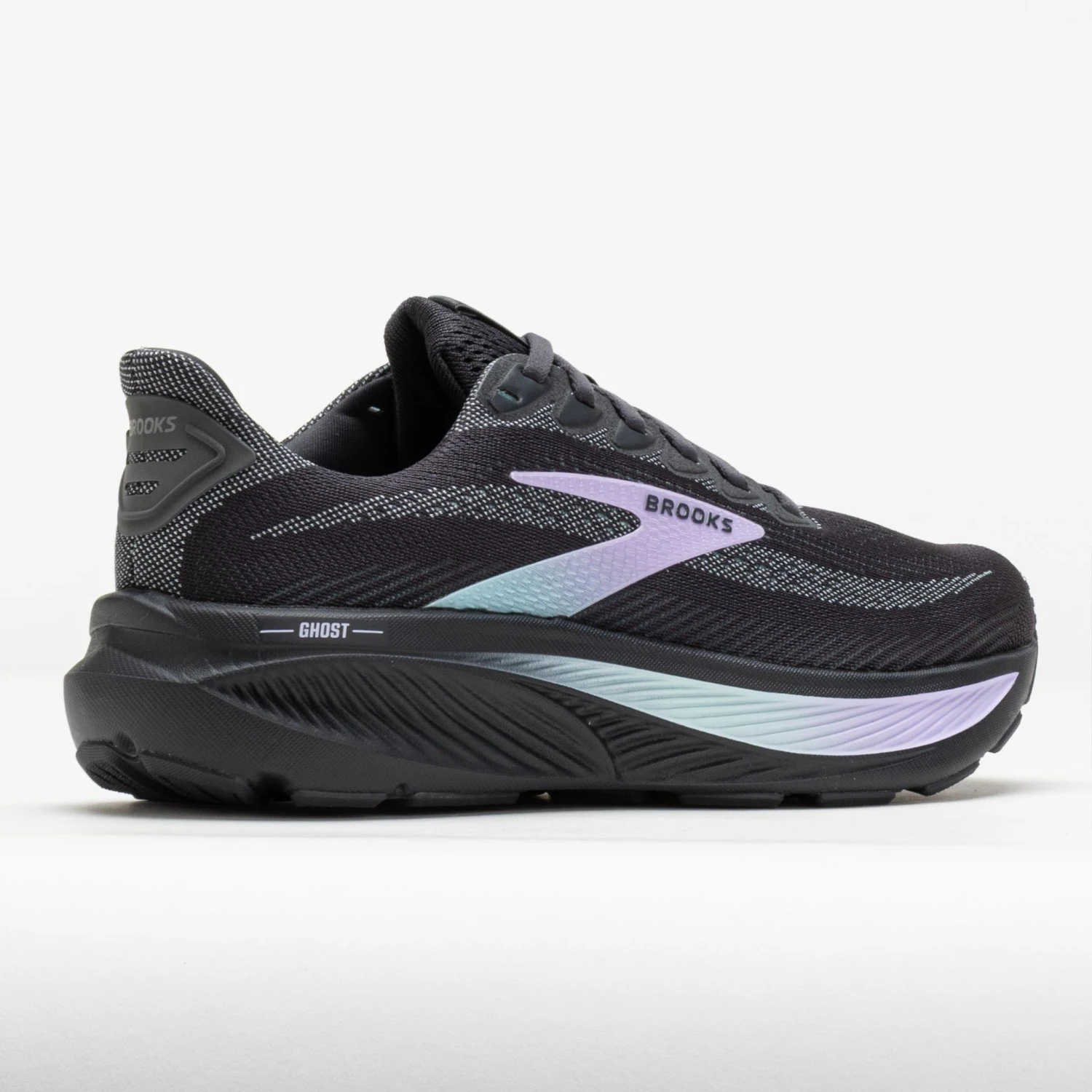 Brooks Ghost 17 Women's Grey/Clearwater/Purple 6 Brooks Ghost 17 Women's Grey/Clearwater/Purple - Image 6