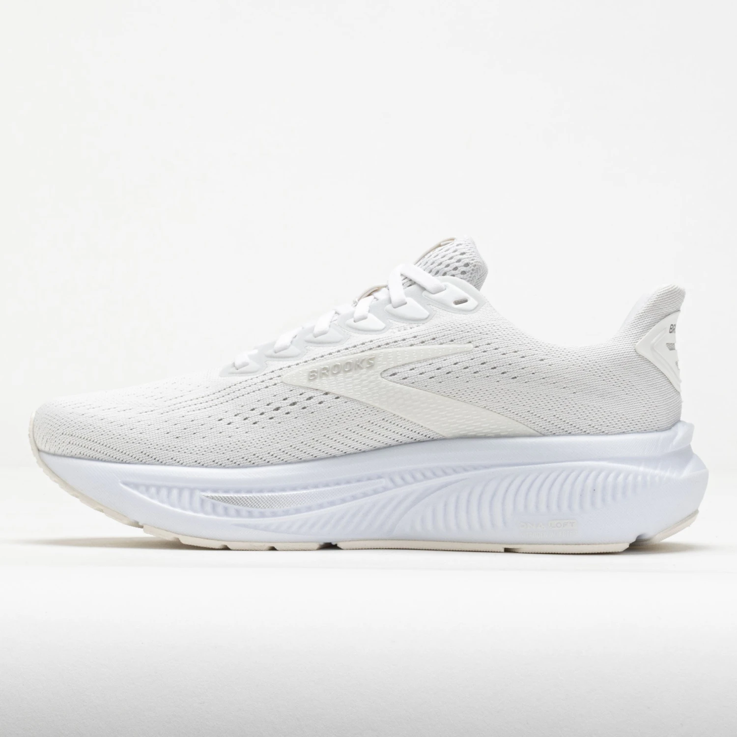 Brooks Ghost 17 Women's White/White/Grey 2 Brooks Ghost 17 Women's White/White/Grey - Image 2