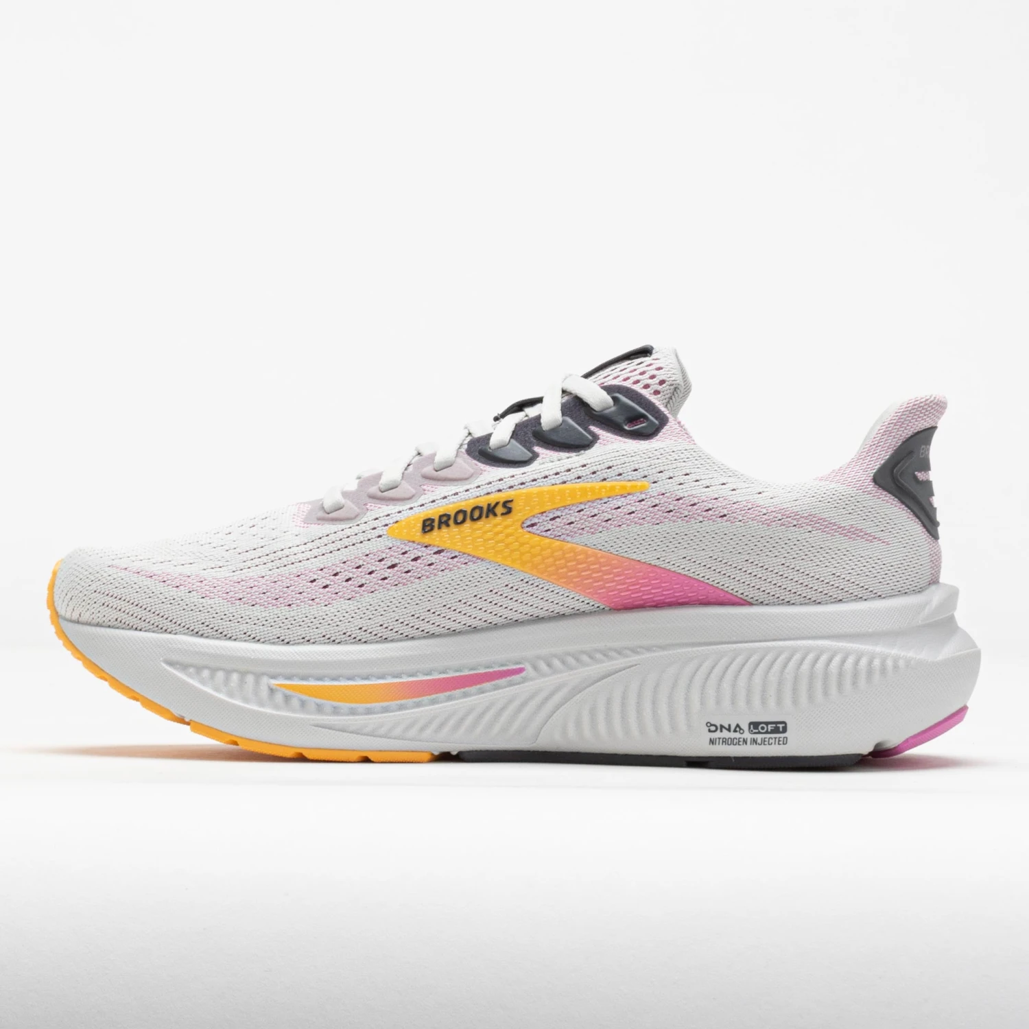 Brooks Ghost 17 Women's Oyster/Apricot/Pink 2 Brooks Ghost 17 Women's Oyster/Apricot/Pink - Image 2