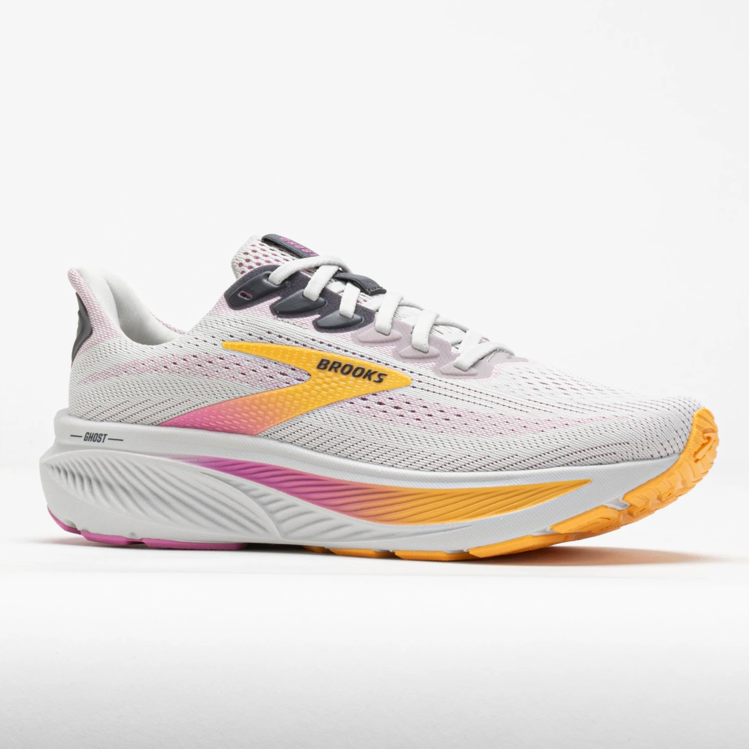 Brooks Ghost 17 Women's Oyster/Apricot/Pink 5 Brooks Ghost 17 Women's Oyster/Apricot/Pink - Image 5