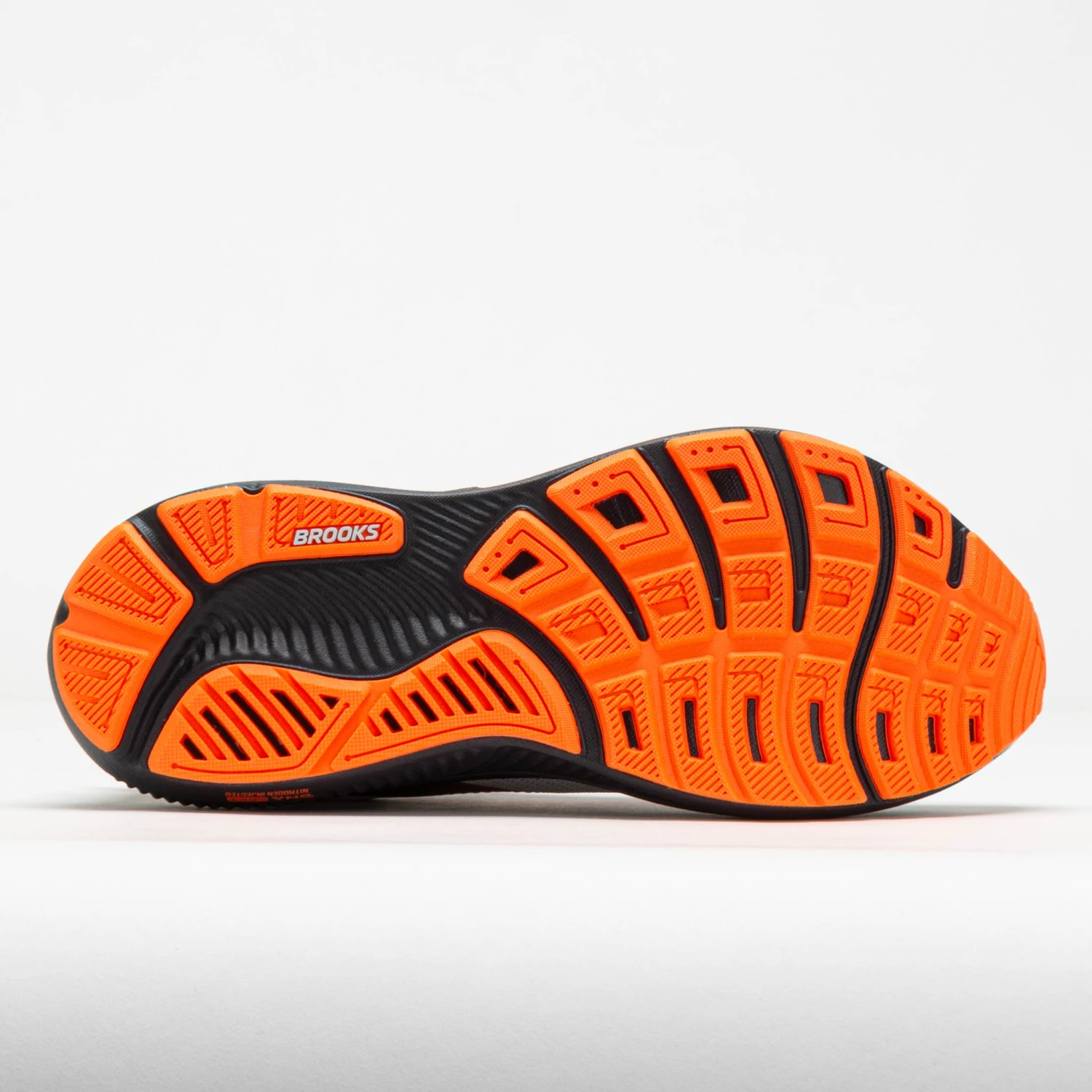 Brooks Ghost 17 Men's Oyster Mushroom/Orange/Ebony 4 Brooks Ghost 17 Men's Oyster Mushroom/Orange/Ebony - Image 4