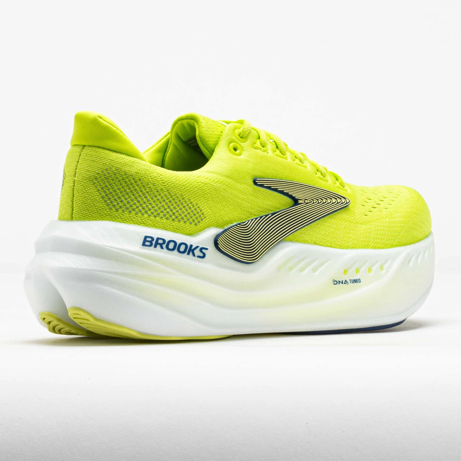 Brooks Glycerin Max Men's Lime/Navy Peony/White 6 Brooks Glycerin Max Men's Lime/Navy Peony/White - Image 6