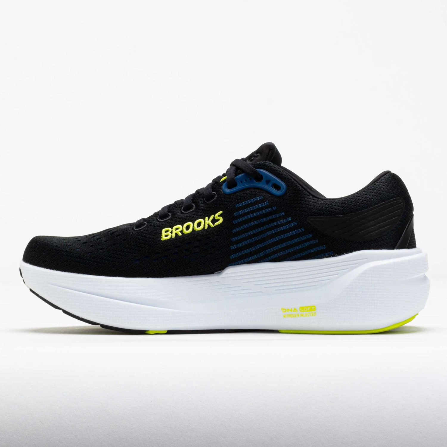 Brooks Ghost Max 3 Men's Black/Navy/Acid Lime 2 Brooks Ghost Max 3 Men's Black/Navy/Acid Lime - Image 2