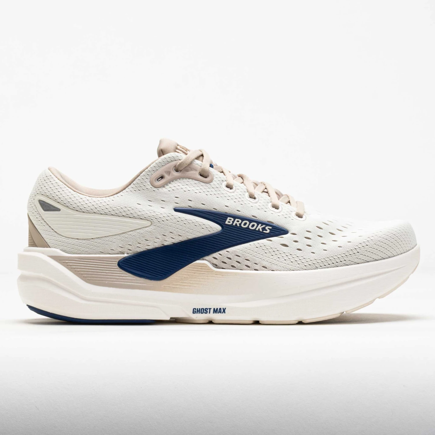 Brooks Ghost Max 3 Men's Coconut/Chateau/Navy 1 Brooks Ghost Max 3 Men's Coconut/Chateau/Navy