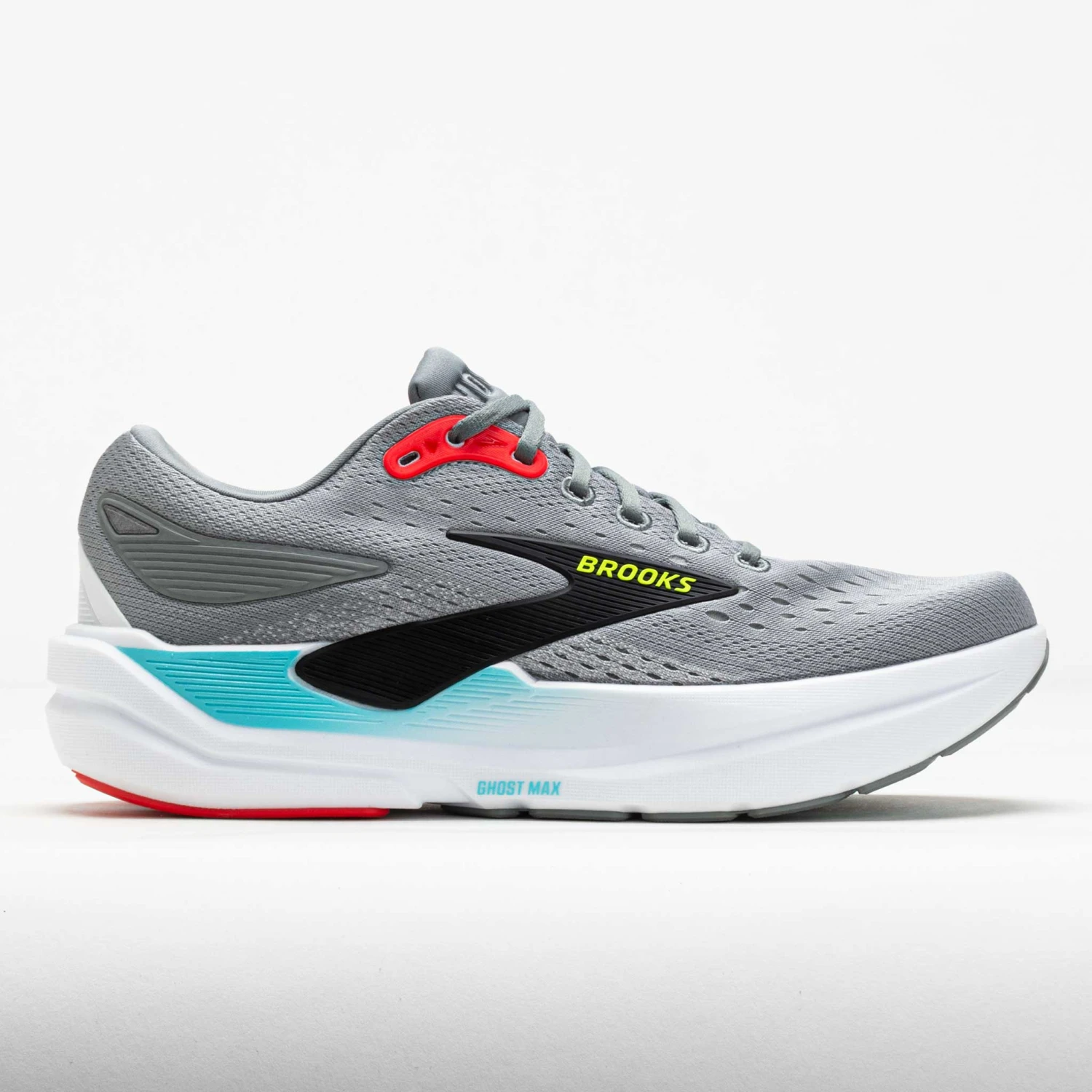 Brooks Ghost Max 3 Men's Primer Grey/Antarctica/Red 1 Brooks Ghost Max 3 Men's Primer Grey/Antarctica/Red