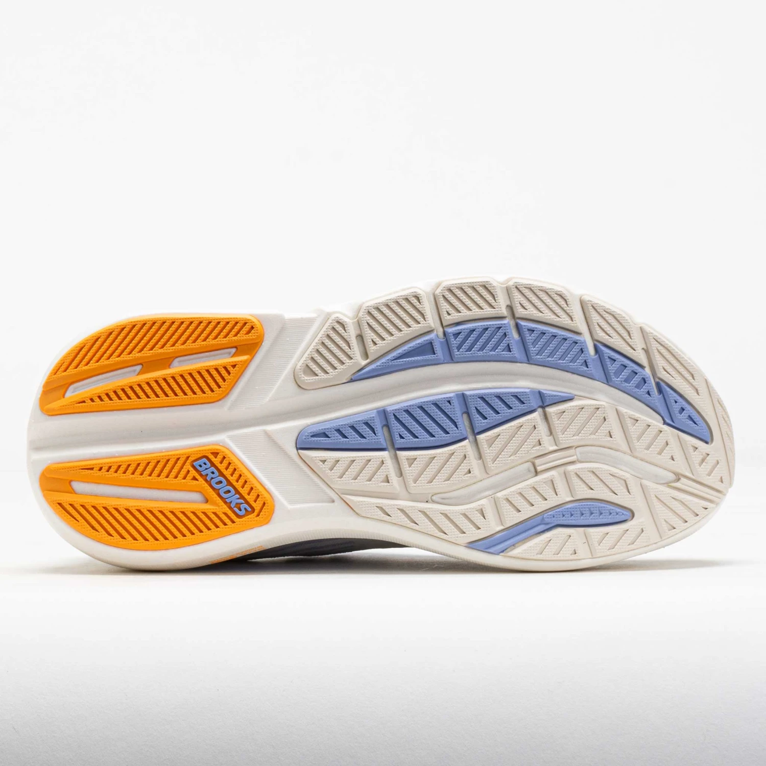 Brooks Ghost Max 3 Women's Coconut/Blue Heron/Orange 4 Brooks Ghost Max 3 Women's Coconut/Blue Heron/Orange - Image 4
