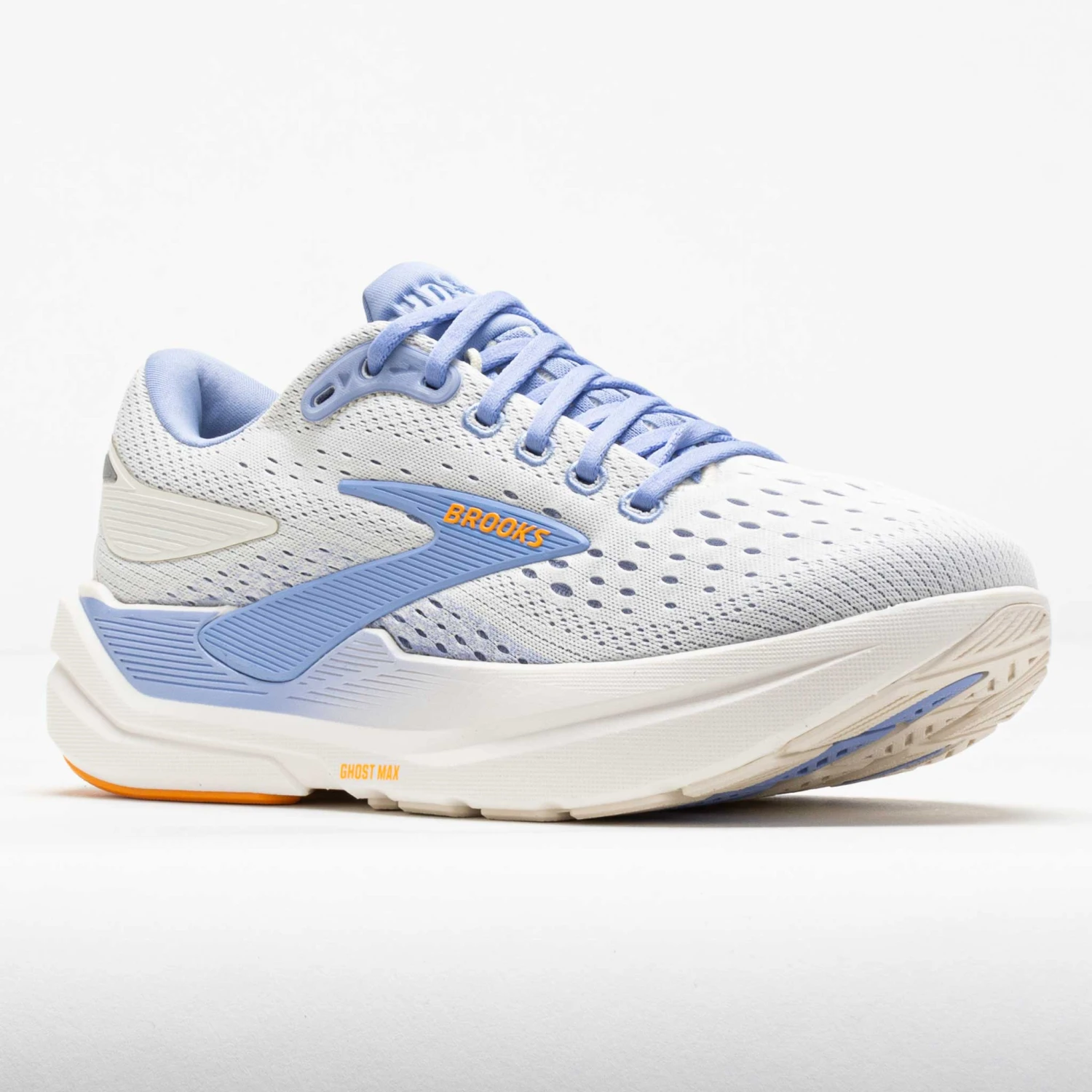 Brooks Ghost Max 3 Women's Coconut/Blue Heron/Orange 5 Brooks Ghost Max 3 Women's Coconut/Blue Heron/Orange - Image 5