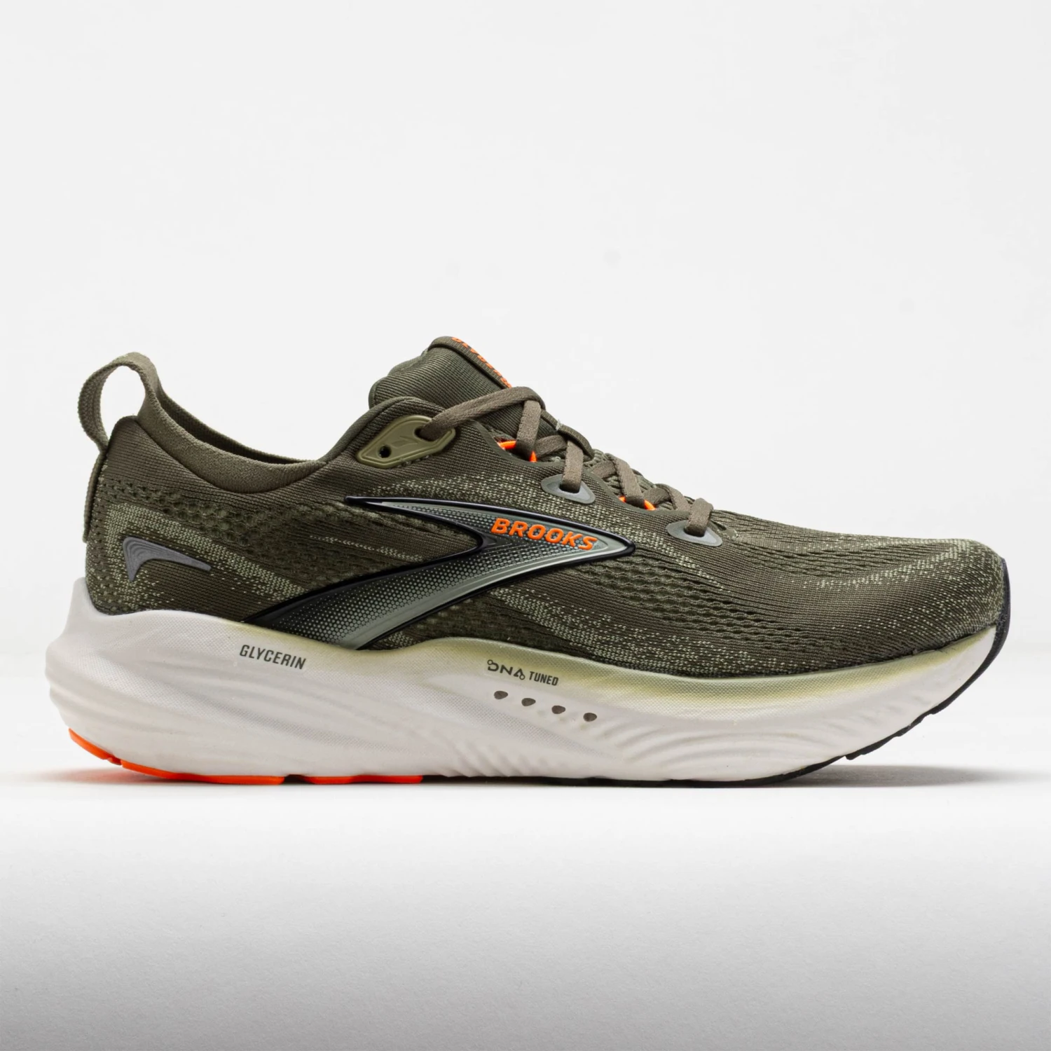 Brooks Glycerin 22 Men's Dusty Olive/Tea/Orange 1 Brooks Glycerin 22 Men's Dusty Olive/Tea/Orange