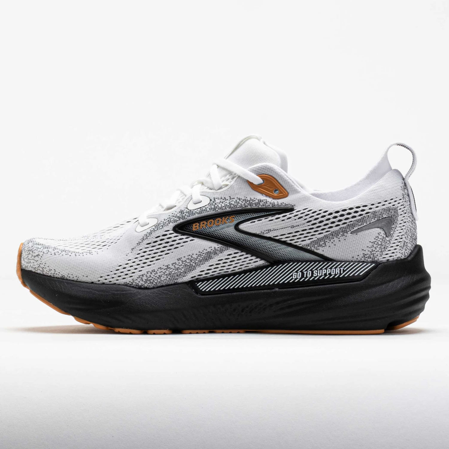 Brooks Glycerin GTS 22 Men's White/Grey/Black 2 Brooks Glycerin GTS 22 Men's White/Grey/Black - Image 2