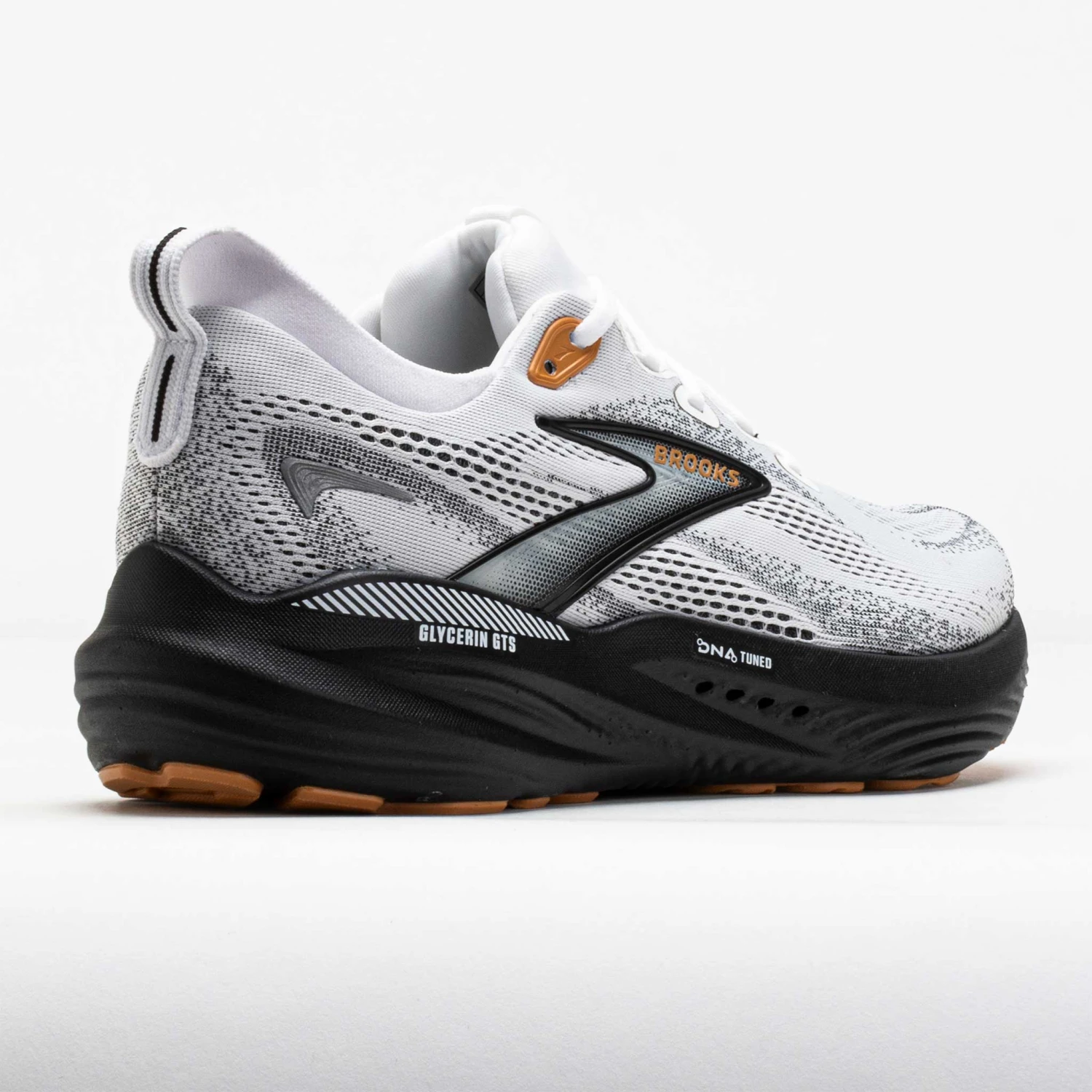 Brooks Glycerin GTS 22 Men's White/Grey/Black 6 Brooks Glycerin GTS 22 Men's White/Grey/Black - Image 6