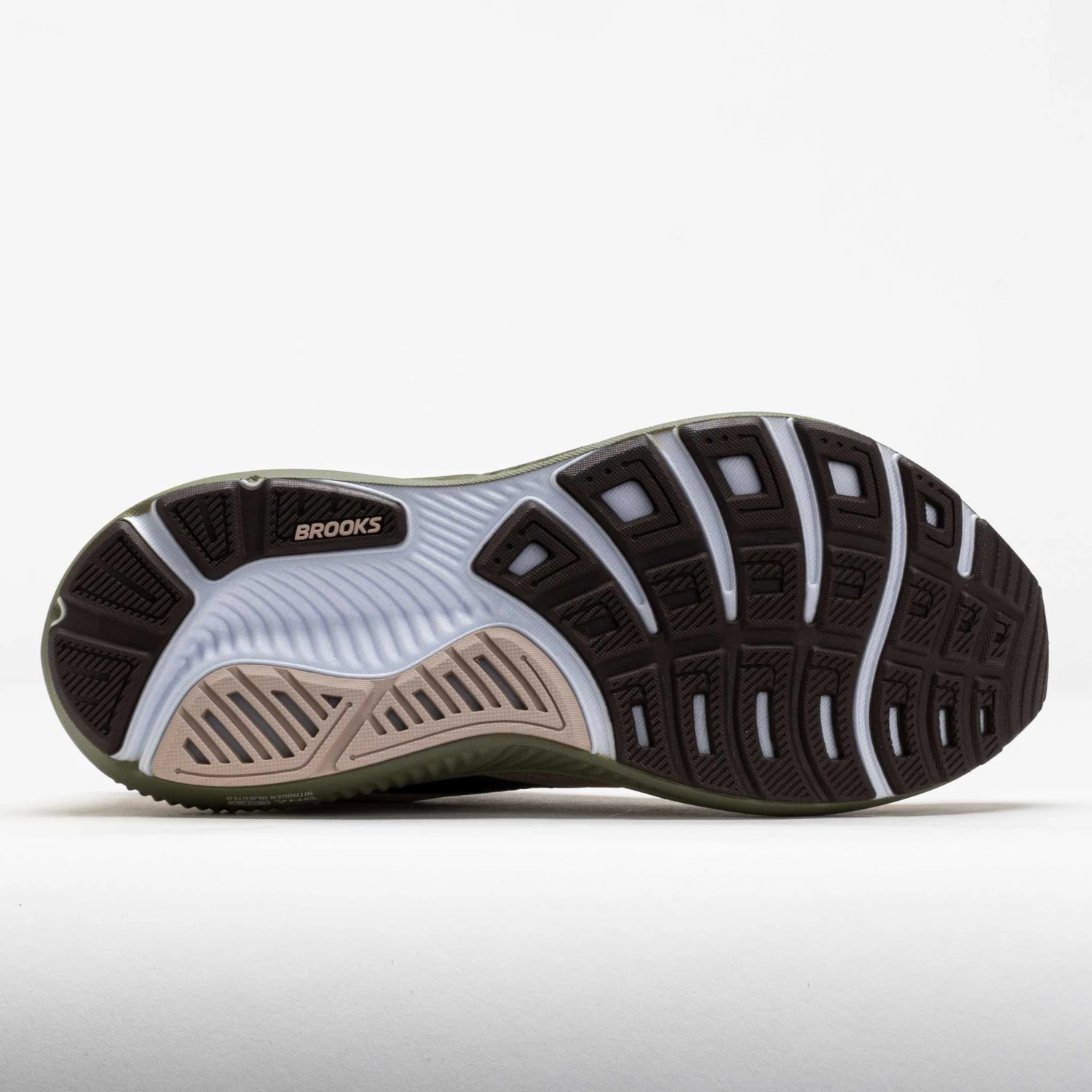 Brooks Ghost 17 Men's Chateau Grey/Grown/Olive 4 Brooks Ghost 17 Men's Chateau Grey/Grown/Olive - Image 4