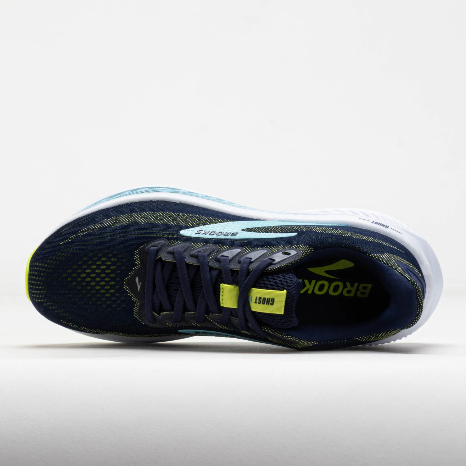 Brooks Ghost 17 Men's Peacoat/Lime/Blue 3 Brooks Ghost 17 Men's Peacoat/Lime/Blue - Image 3