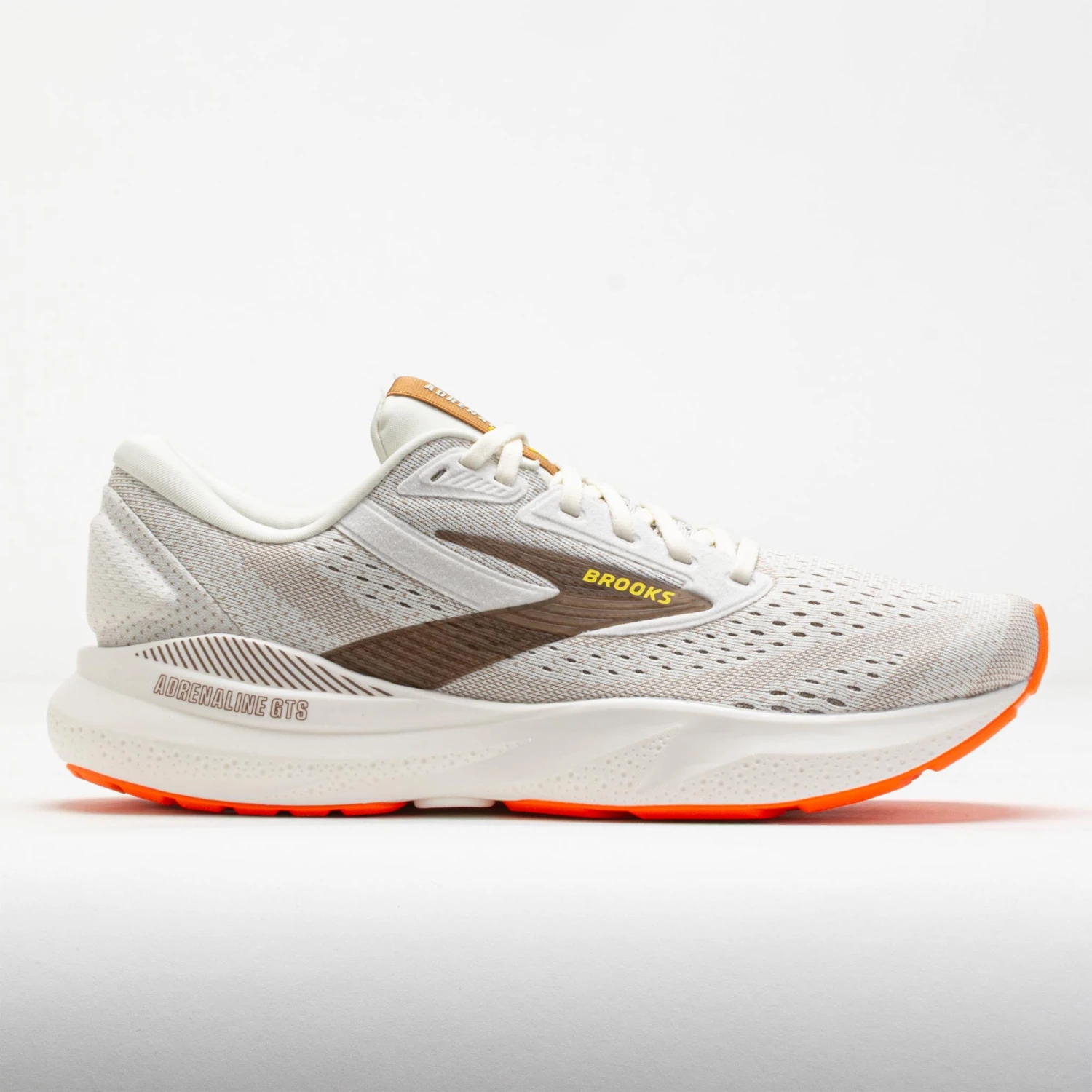 Brooks Adrenaline GTS 24 Men's Coconut/Portabella/Orange 1 Brooks Adrenaline GTS 24 Men's Coconut/Portabella/Orange