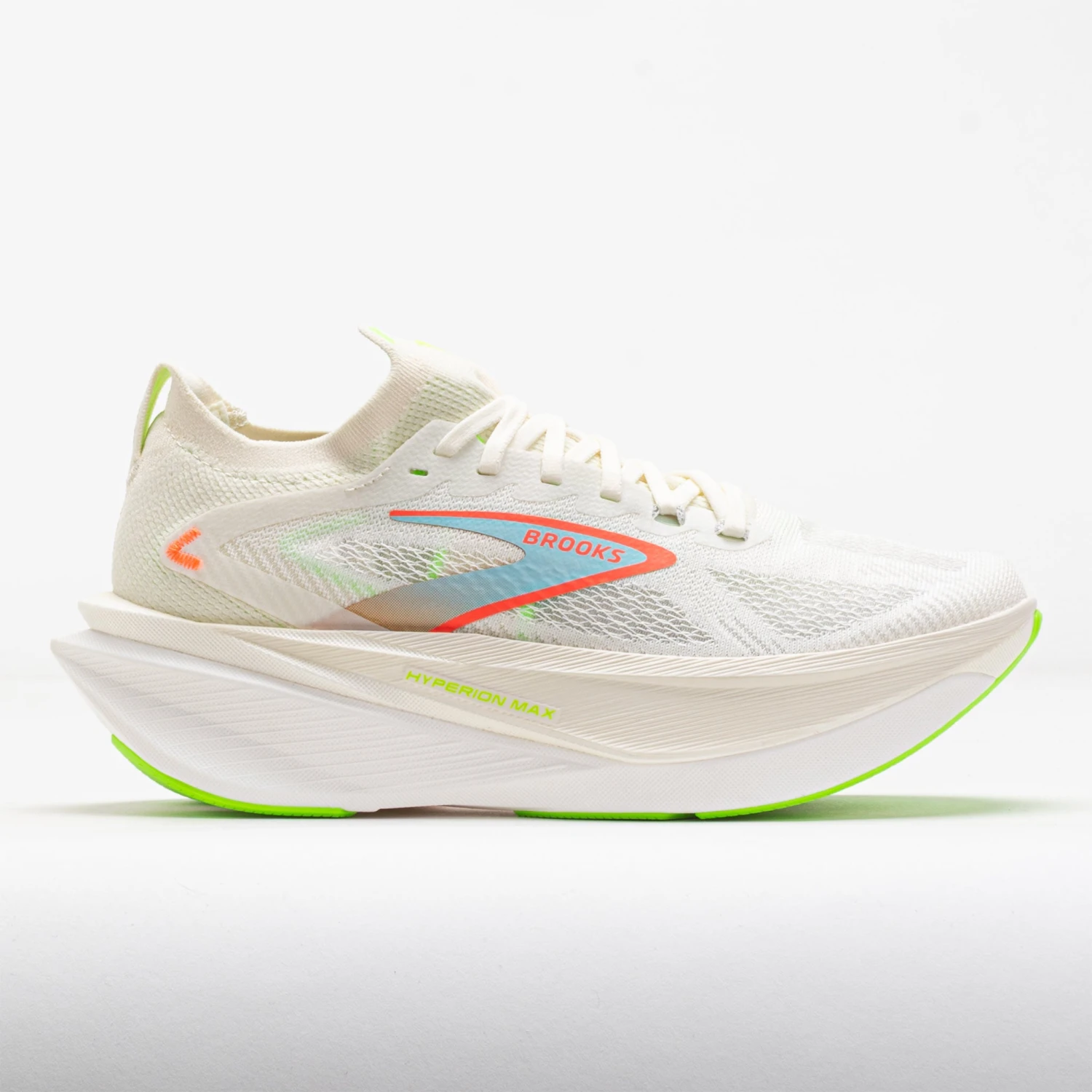 Brooks Hyperion Max 3 Women's Coconut/Green Gecko/Pink Clay 1 Brooks Hyperion Max 3 Women's Coconut/Green Gecko/Pink Clay