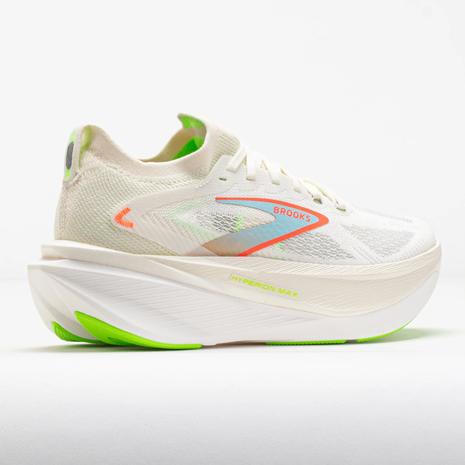 Brooks Hyperion Max 3 Women's Coconut/Green Gecko/Pink Clay 6 Brooks Hyperion Max 3 Women's Coconut/Green Gecko/Pink Clay - Image 6