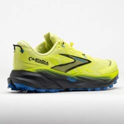Brooks Cascadia 19 Men's Sunny Lime/Black/Blue -BROOKS Store 043430 6