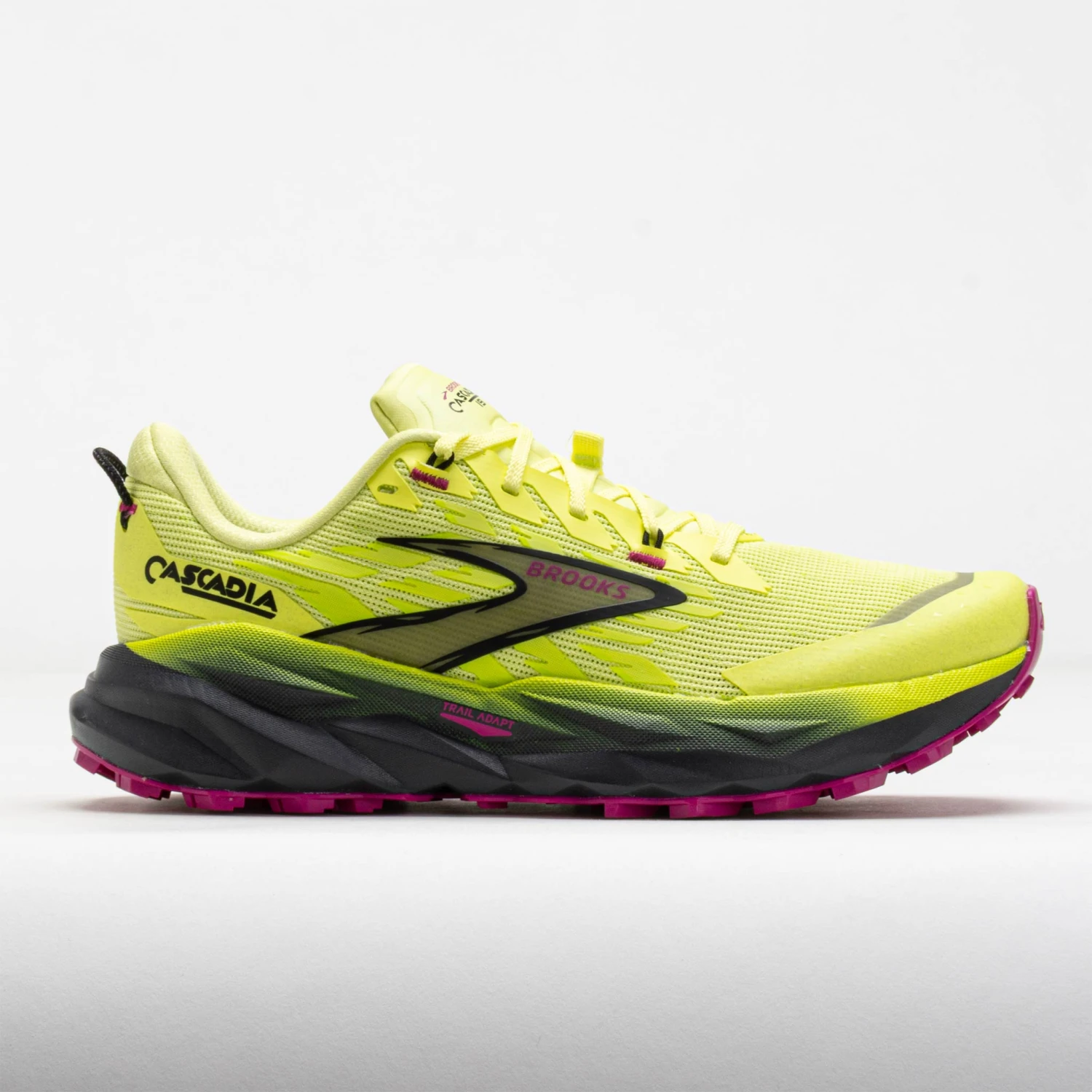 Brooks Cascadia 19 Women's Sunny Lime/Black/Magenta 1 Brooks Cascadia 19 Women's Sunny Lime/Black/Magenta