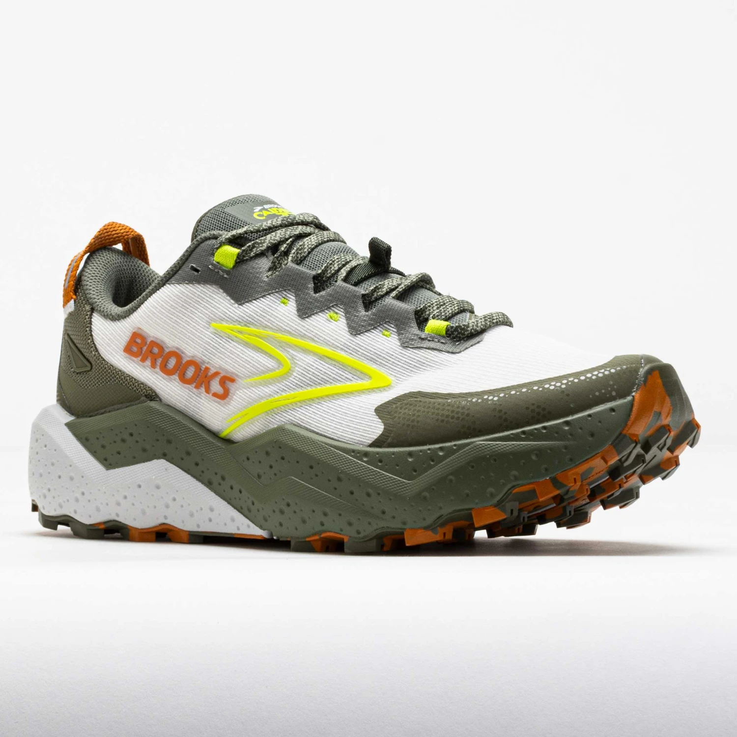 Brooks Caldera 8 Men's Dusty Olive/Lime/Oyster 5 Brooks Caldera 8 Men's Dusty Olive/Lime/Oyster - Image 5