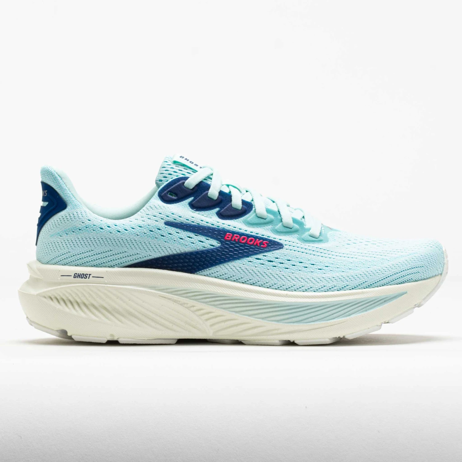 Brooks Ghost 17 Women's Clearwater/Navy/Peony 1 Brooks Ghost 17 Women's Clearwater/Navy/Peony