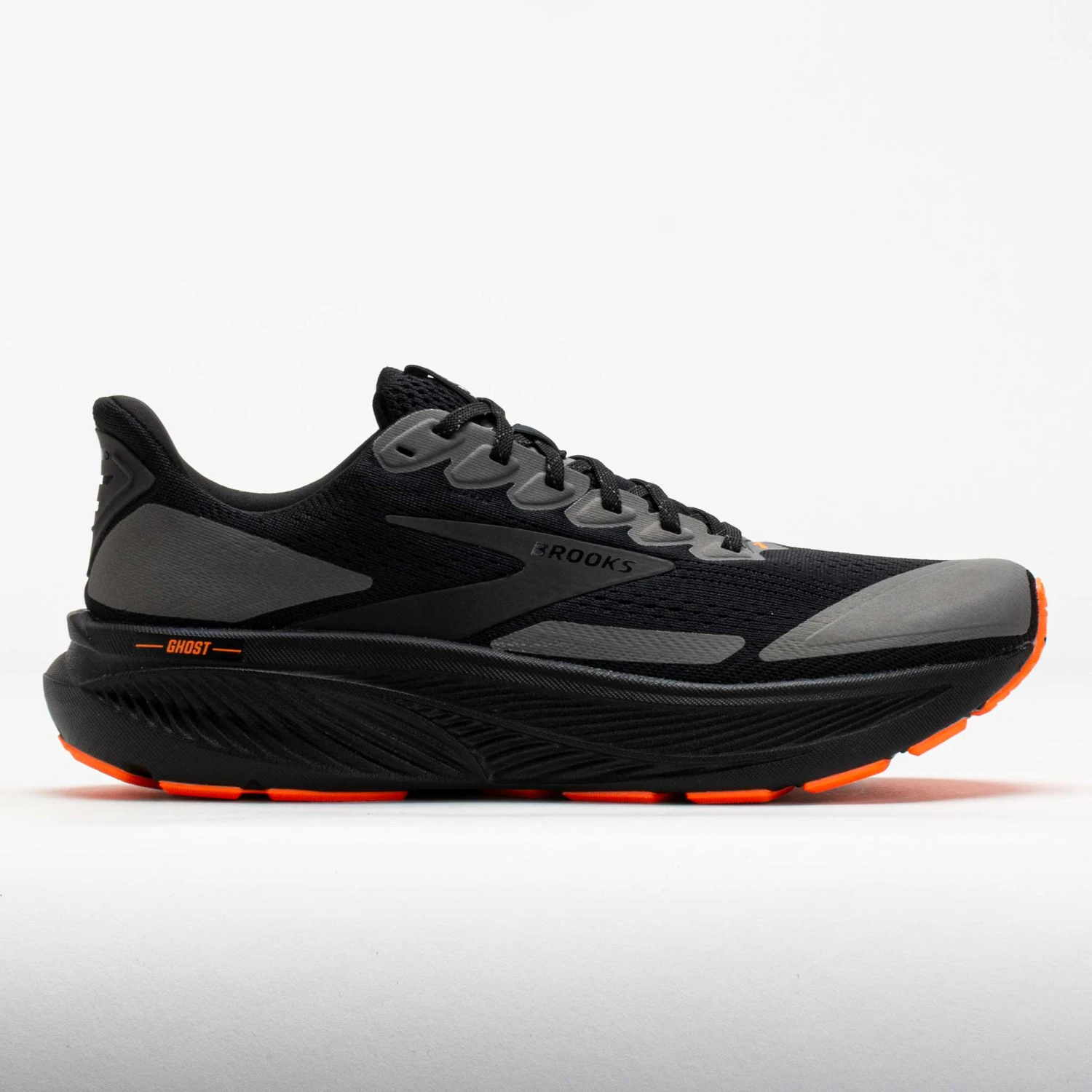 Brooks Ghost 17 Men's Black/Orange 1 Brooks Ghost 17 Men's Black/Orange