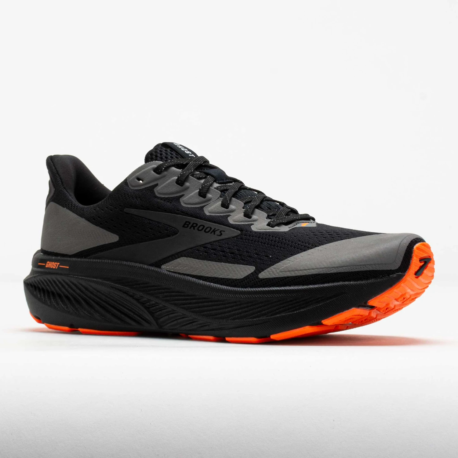 Brooks Ghost 17 Men's Black/Orange 5 Brooks Ghost 17 Men's Black/Orange - Image 5