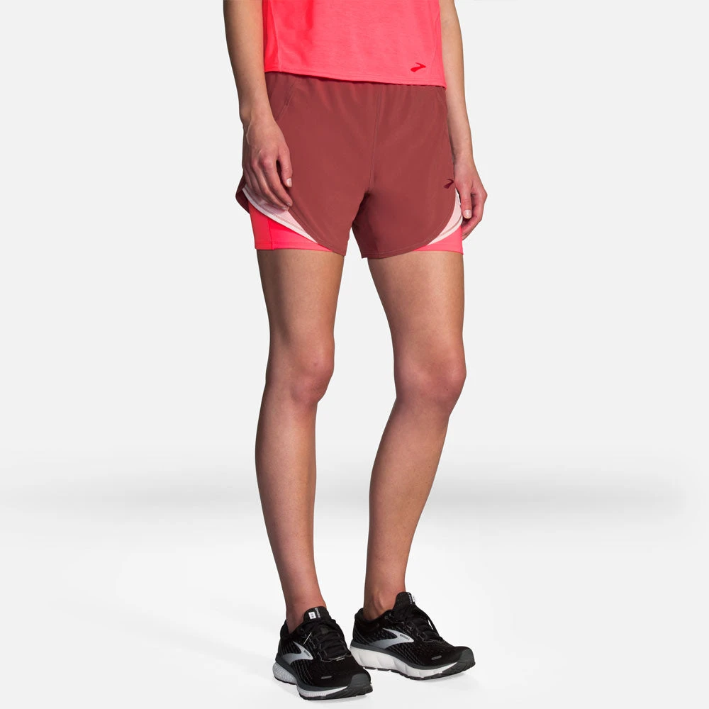 Brooks Chaser 5" 2-in-1 Shorts Women's 17 Brooks Chaser 5" 2-in-1 Shorts Women's - Image 17