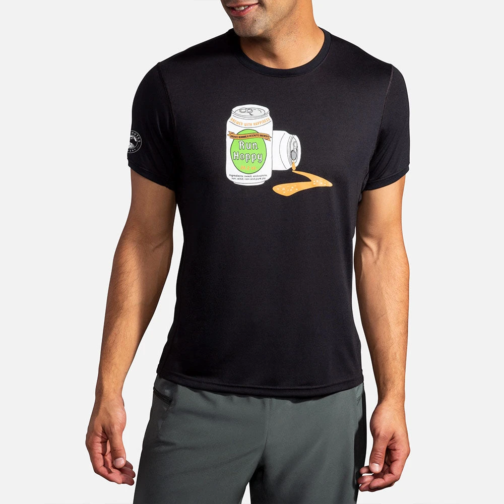 Brooks Distance Graphic Short Sleeve Men's 16 Brooks Distance Graphic Short Sleeve Men's - Image 16