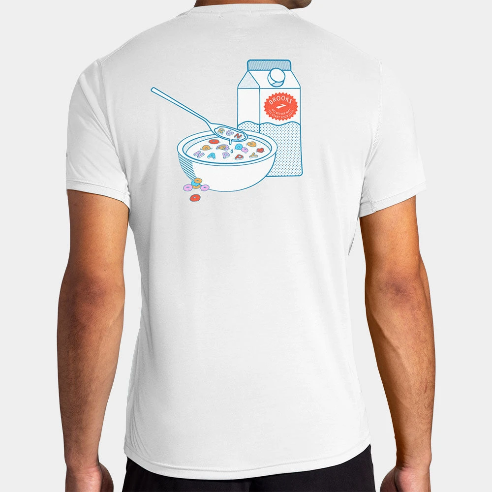 Brooks Distance Graphic Short Sleeve Men's 6 Brooks Distance Graphic Short Sleeve Men's - Image 6