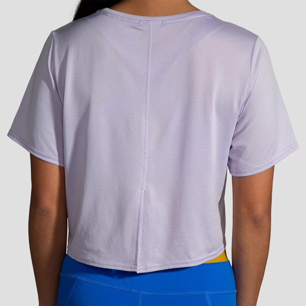 Brooks Run Within Crop Tee Women's 3 Brooks Run Within Crop Tee Women's - Image 3