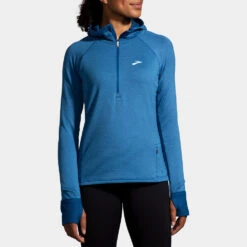Brooks Notch Thermal Hoodie 2.0 Women's 22 Brooks Notch Thermal Hoodie 2.0 Women's -BROOKS Store 057290 440 1