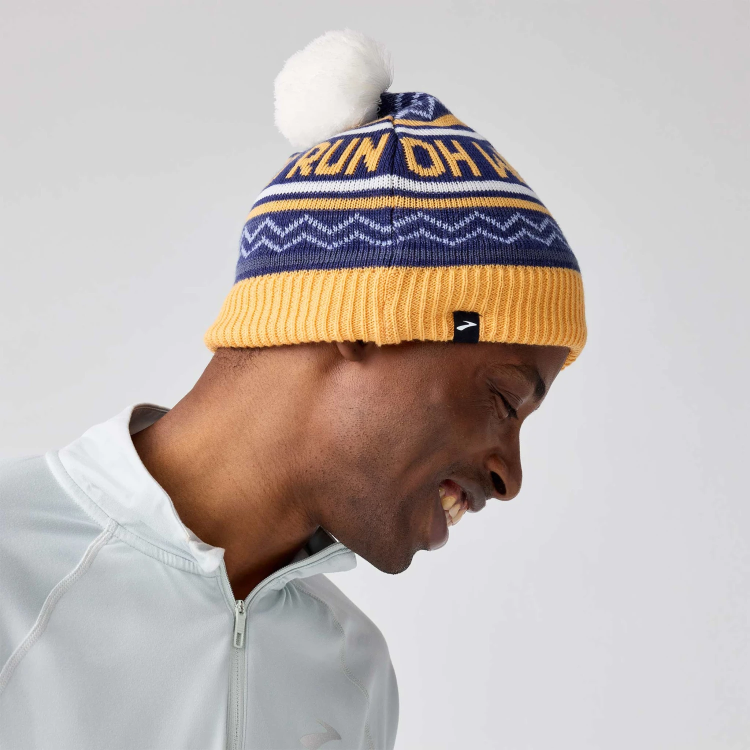 Brooks Heritage Pom Beanie 7 Brooks Heritage Pom Beanie - Image 7