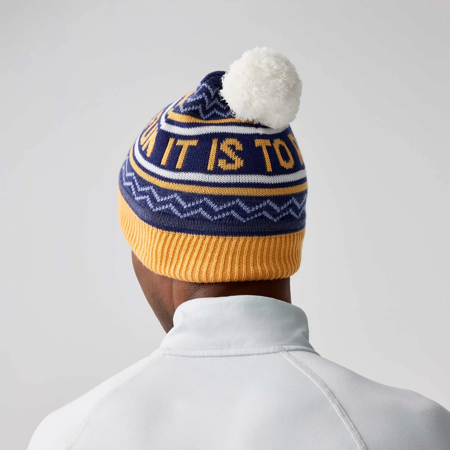 Brooks Heritage Pom Beanie 8 Brooks Heritage Pom Beanie - Image 8