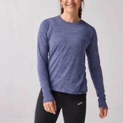 Brooks Luxe Long Sleeve Women's 10 Brooks Luxe Long Sleeve Women's -BROOKS Store 057873 476 1