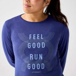 Brooks Distance Long Sleeve 3.0 Women's 6 Brooks Distance Long Sleeve 3.0 Women's -BROOKS Store 057907 431 3