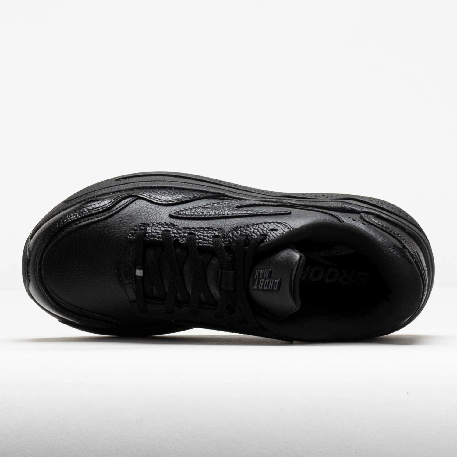 Brooks Ghost Max Leather Men's Black/Black 3 Brooks Ghost Max Leather Men's Black/Black - Image 3