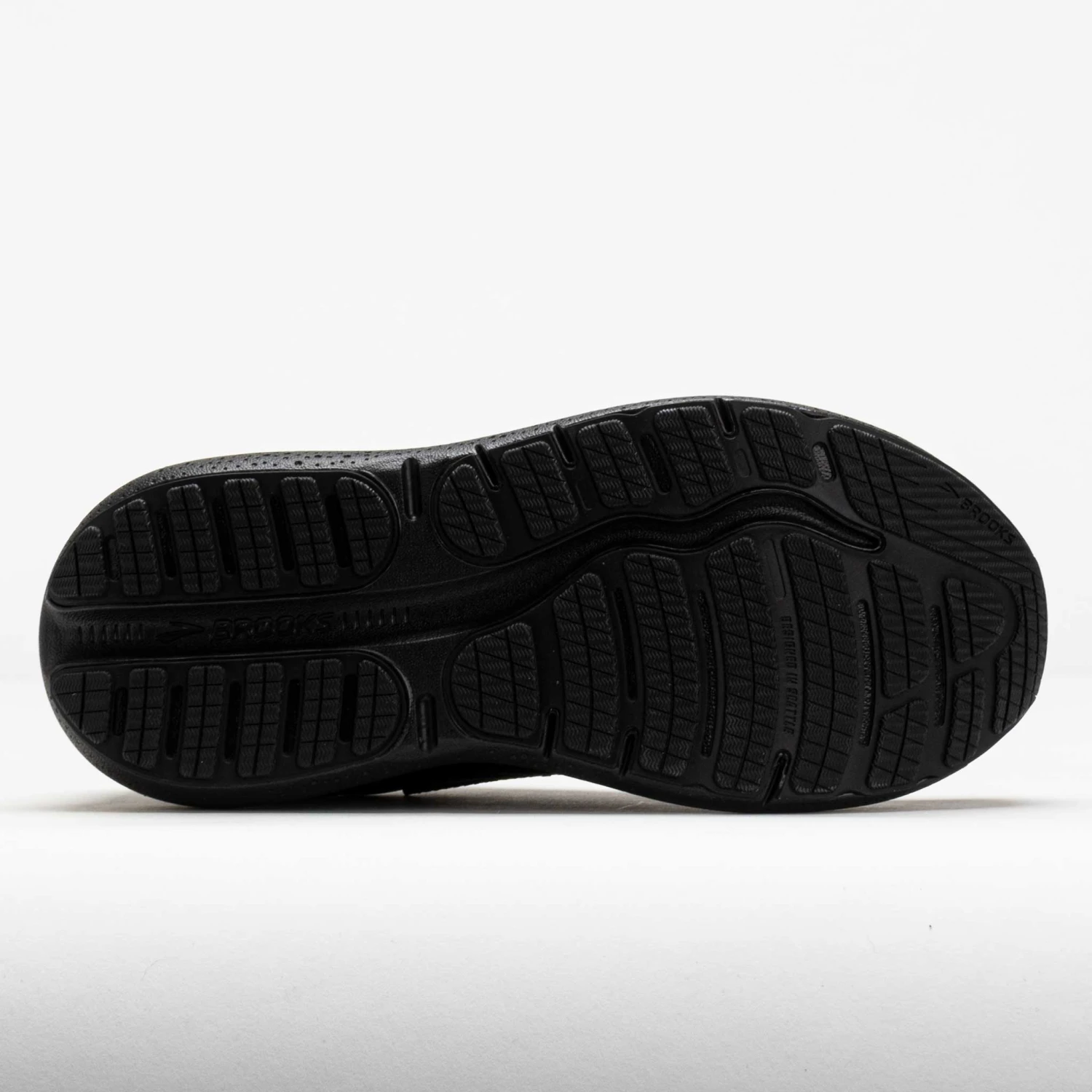 Brooks Ghost Max Leather Men's Black/Black 4 Brooks Ghost Max Leather Men's Black/Black - Image 4